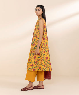 Sapphire 3-Piece Printed Suit unstited lilen for winter – Elegant & Stylish
