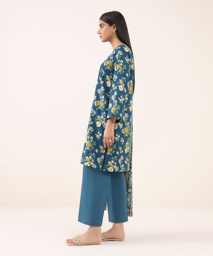 Sapphire 3-PC Printed lilen Suit for Winter – A Perfect Blend of Style & Comfort