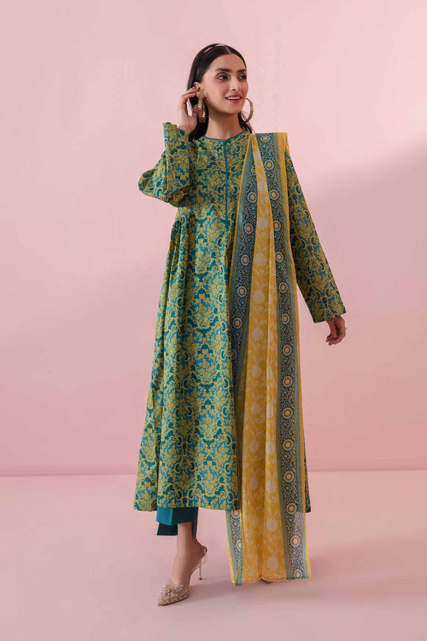🌸 Original NISHAT 3pc Lawn Suit – Elegant Summer Style 🌸