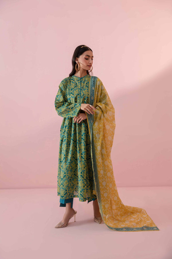 🌸 Original NISHAT 3pc Lawn Suit – Elegant Summer Style 🌸