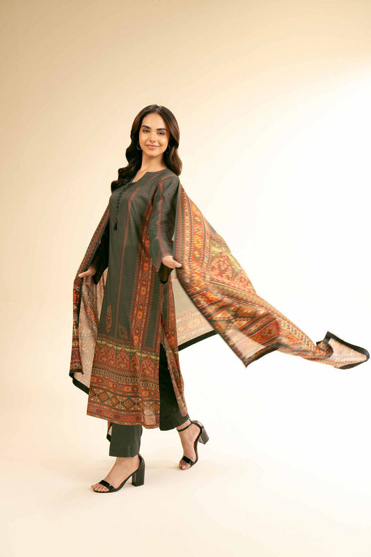 Nishat Lawn 3PC Unstitched – Elegant Summer Wear