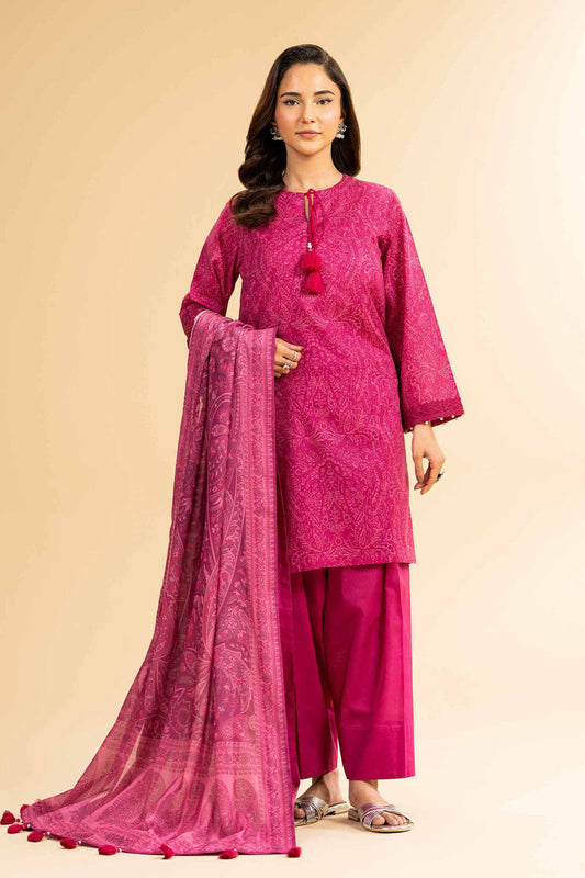 Nishat 3-Piece Unstitched Lawn Suit – Summer Collection